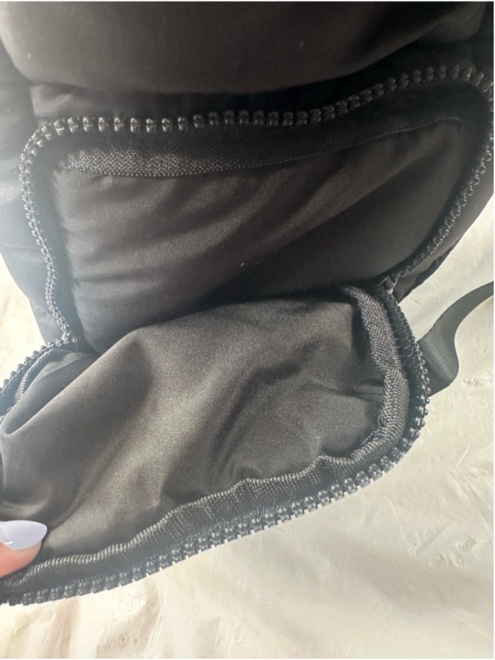 Wilo The Label Black Puffer Drawstring Backpack - Picture 7 of 16